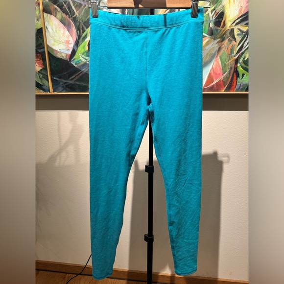 XS 28” High-Waist AloSoft Flow Full Length Blue Quartz Heathered Leggings. - Picture 5 of 17